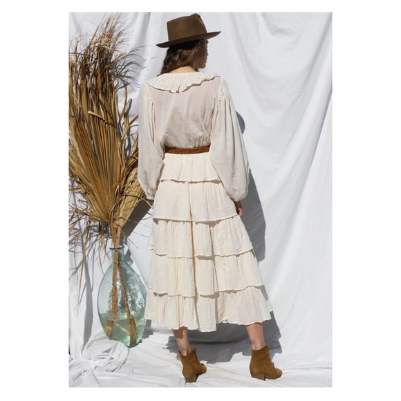 New! Rare JEN’S PIRATE BOOTY Moon Maxi Ruffled Midi Dress - Picture 5 of 12